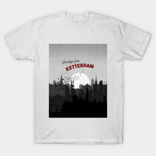 Ketterdam Vintage Greeting Card (Six of Crows) T-Shirt